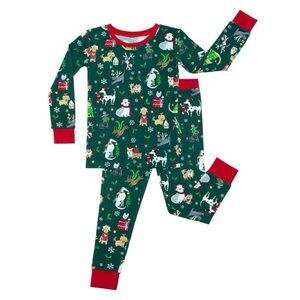 Little Sleepies Holiday Hounds 2-Piece, 18-24mo